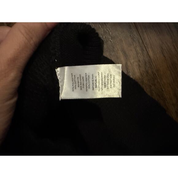 Tahari Men’s Short Sleeve Collared Knit Sweater black Size Medium NEW - Picture 7 of 7